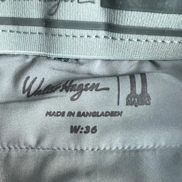 Walter Hagen Men’s Blue Plaid Golf Shorts Size 36 - Picture 3 of 4